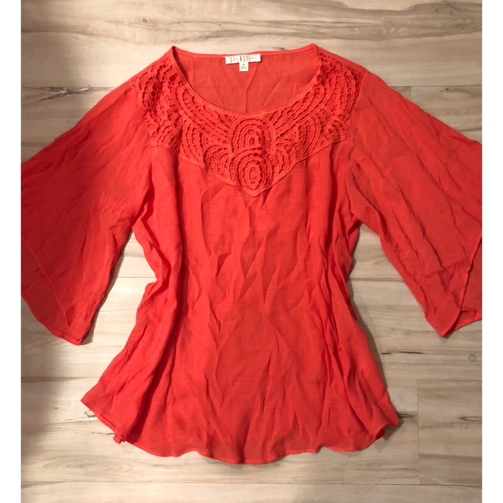 Coral Long sleeve Top - Size MP